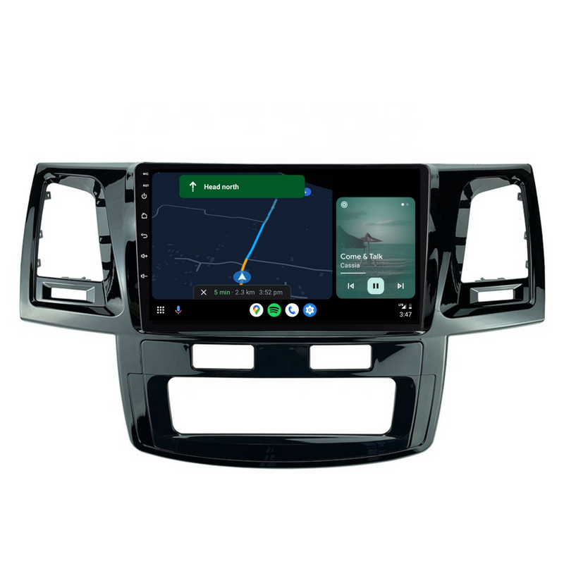 Load image into Gallery viewer, Toyota Hilux / N70 Auto AC (2008-2014) Plug & Play Head Unit Upgrade Kit: Car Radio with Wireless & Wired Apple CarPlay & Android Auto
