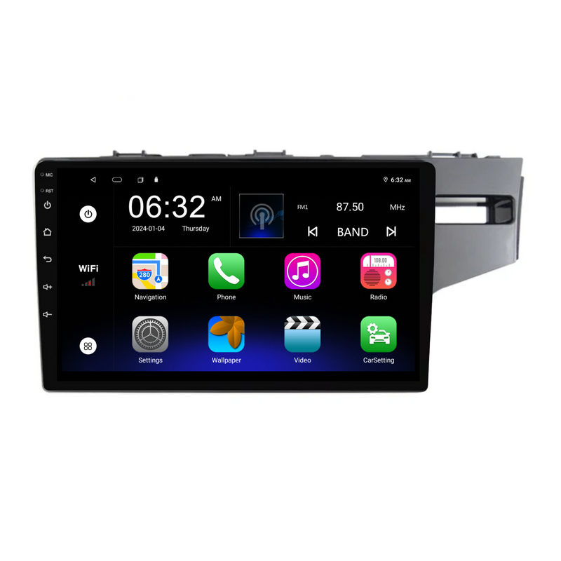 Load image into Gallery viewer, Honda Fit/Jazz (2014-2019) Plug & Play Head Unit Upgrade Kit: Car Radio with Wireless & Wired Apple CarPlay & Android Auto