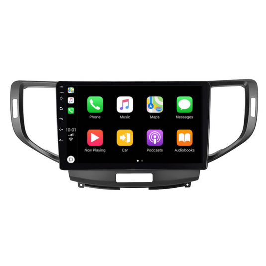 Honda Accord Euro (2008-2012) Plug & Play Head Unit Upgrade Kit: Car Radio with Wireless & Wired Apple CarPlay & Android Auto