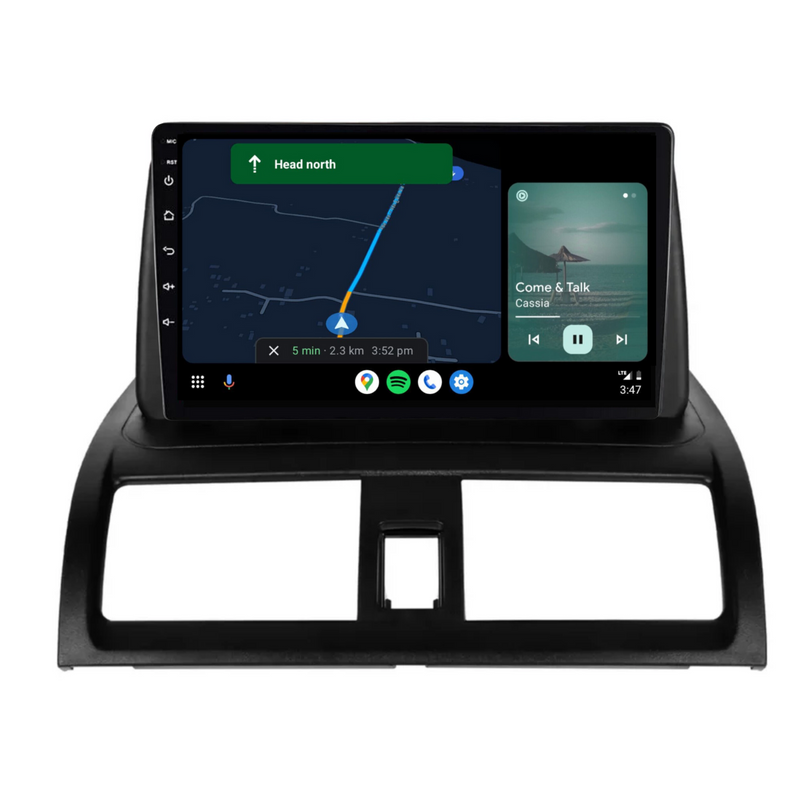 Load image into Gallery viewer, Honda Accord (2002-2008) Top Mount Plug & Play Head Unit Upgrade Kit: Car Radio with Wireless & Wired Apple CarPlay & Android Auto