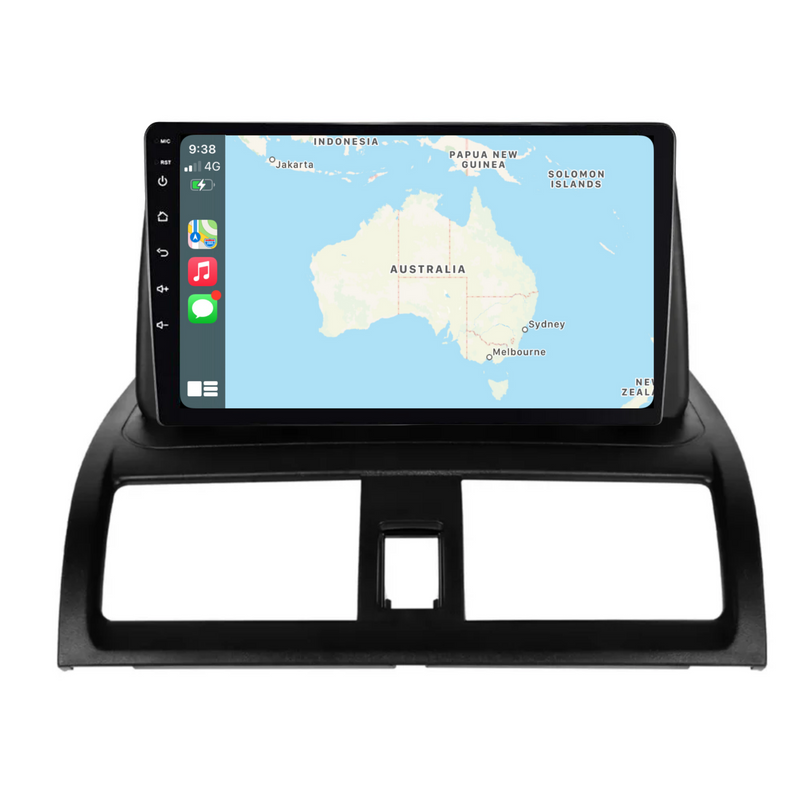 Load image into Gallery viewer, Honda Accord (2002-2008) Top Mount Plug & Play Head Unit Upgrade Kit: Car Radio with Wireless & Wired Apple CarPlay & Android Auto