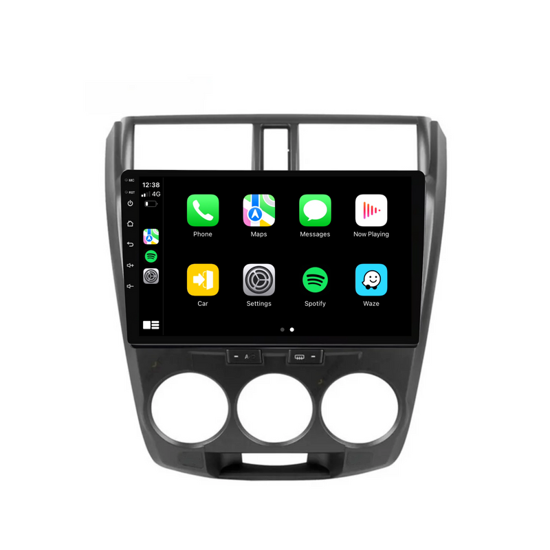 Load image into Gallery viewer, Honda City (2008-2013) MANUAL AC Plug & Play Head Unit Upgrade Kit: Car Radio with Wireless & Wired Apple CarPlay & Android Auto