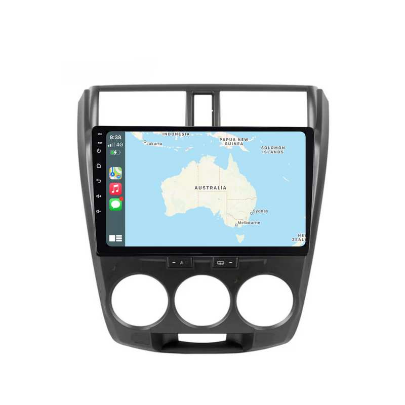 Load image into Gallery viewer, Honda City (2008-2013) MANUAL AC Plug & Play Head Unit Upgrade Kit: Car Radio with Wireless & Wired Apple CarPlay & Android Auto