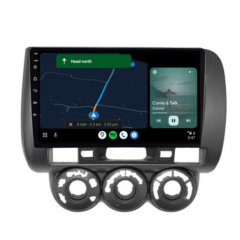 Load image into Gallery viewer, Honda Fit/Jazz/City (2002-2008) Plug & Play Head Unit Upgrade Kit: Car Radio with Wireless & Wired Apple CarPlay & Android Auto