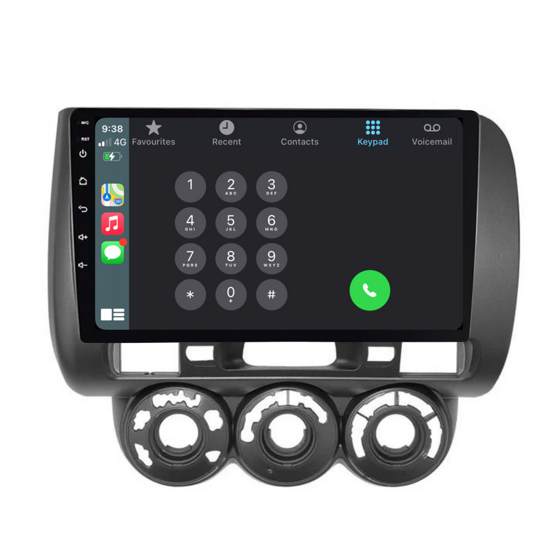 Load image into Gallery viewer, Honda Fit/Jazz/City (2002-2008) Plug & Play Head Unit Upgrade Kit: Car Radio with Wireless & Wired Apple CarPlay & Android Auto