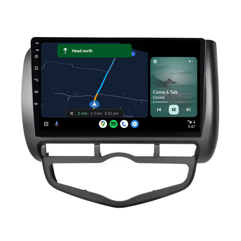 Load image into Gallery viewer, Honda Jazz/City/Fit (2002-2008) Plug & Play Head Unit Upgrade Kit: Car Radio with Wireless & Wired Apple CarPlay & Android Auto