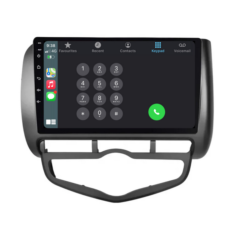 Load image into Gallery viewer, Honda Jazz/City/Fit (2002-2008) Plug & Play Head Unit Upgrade Kit: Car Radio with Wireless & Wired Apple CarPlay & Android Auto