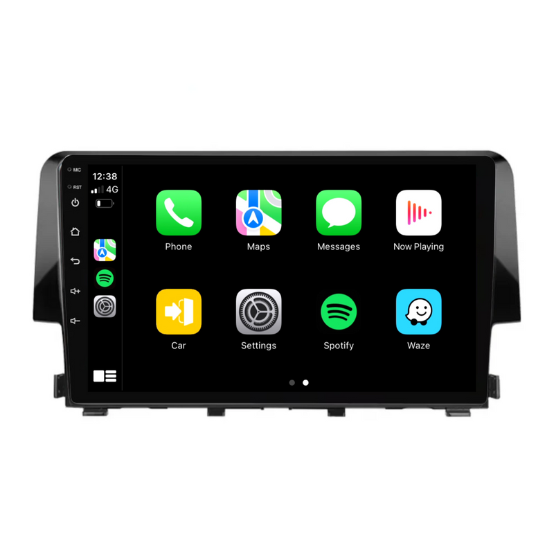Load image into Gallery viewer, Honda Civic (2016-2020) Plug & Play Head Unit Upgrade Kit: Car Radio with Wireless & Wired Apple CarPlay & Android Auto