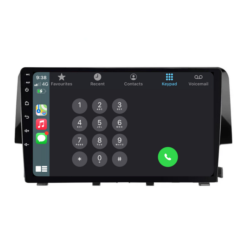 Load image into Gallery viewer, Honda Civic (2016-2020) Plug & Play Head Unit Upgrade Kit: Car Radio with Wireless & Wired Apple CarPlay & Android Auto