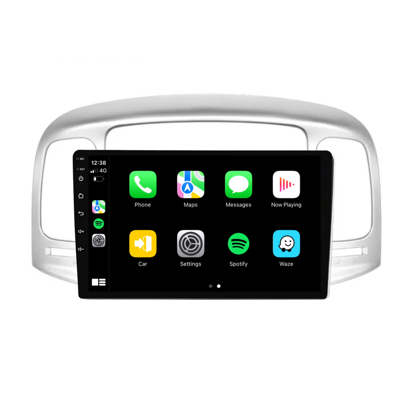 Load image into Gallery viewer, Hyundai Accent (2008-2011) Plug & Play Head Unit Upgrade Kit: Car Radio with Wireless & Wired Apple CarPlay & Android Auto