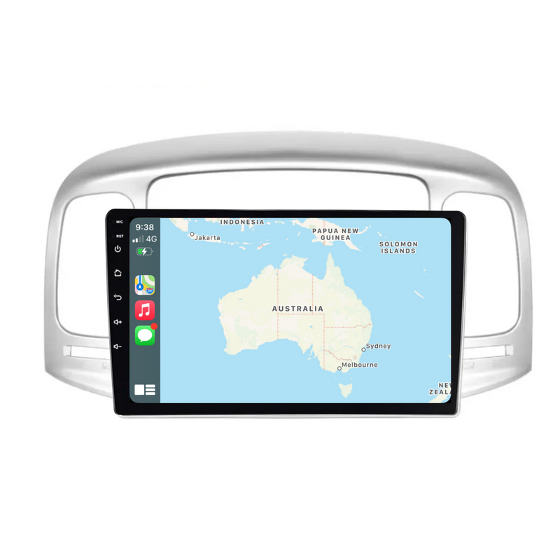 Load image into Gallery viewer, Hyundai Accent (2008-2011) Plug & Play Head Unit Upgrade Kit: Car Radio with Wireless & Wired Apple CarPlay & Android Auto