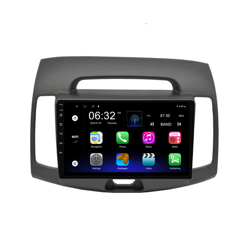 Load image into Gallery viewer, Hyundai Elantra (2008-2010) Plug & Play Head Unit Upgrade Kit: Car Radio with Wireless & Wired Apple CarPlay & Android Auto