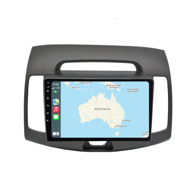 Load image into Gallery viewer, Hyundai Elantra (2008-2010) Plug & Play Head Unit Upgrade Kit: Car Radio with Wireless & Wired Apple CarPlay & Android Auto