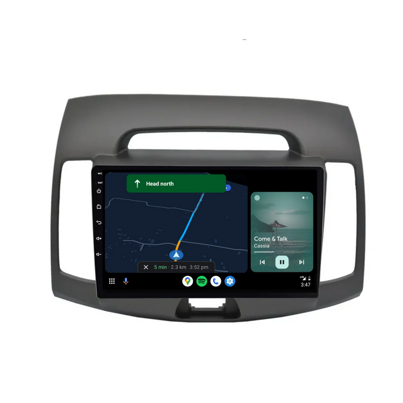 Load image into Gallery viewer, Hyundai Elantra (2008-2010) Plug & Play Head Unit Upgrade Kit: Car Radio with Wireless & Wired Apple CarPlay & Android Auto