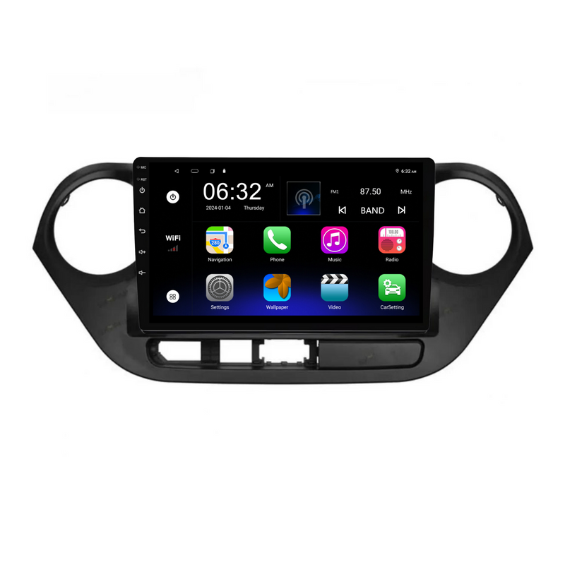 Load image into Gallery viewer, Hyundai I10 (2013-2018) Plug & Play Head Unit Upgrade Kit: Car Radio with Wireless & Wired Apple CarPlay & Android Auto