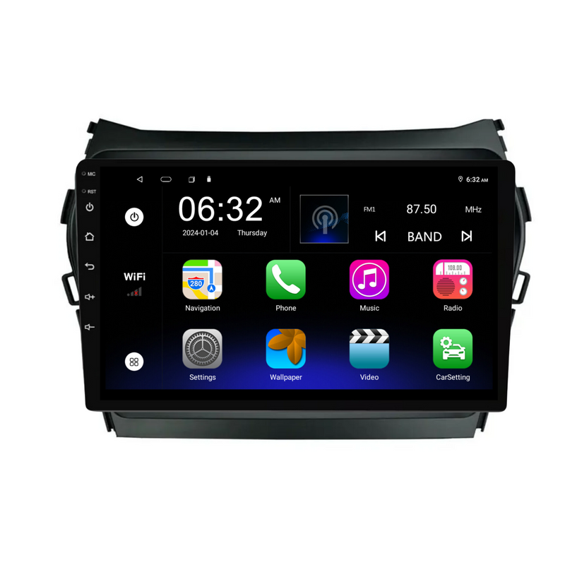 Load image into Gallery viewer, Hyundai IX45/Santa Fe (2015-2018) Plug & Play Head Unit Upgrade Kit: Car Radio with Wireless & Wired Apple CarPlay & Android Auto