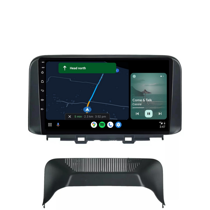 Load image into Gallery viewer, Hyundai Kona (2017-2019) Plug & Play Head Unit Upgrade Kit: Car Radio with Wireless & Wired Apple CarPlay & Android Auto