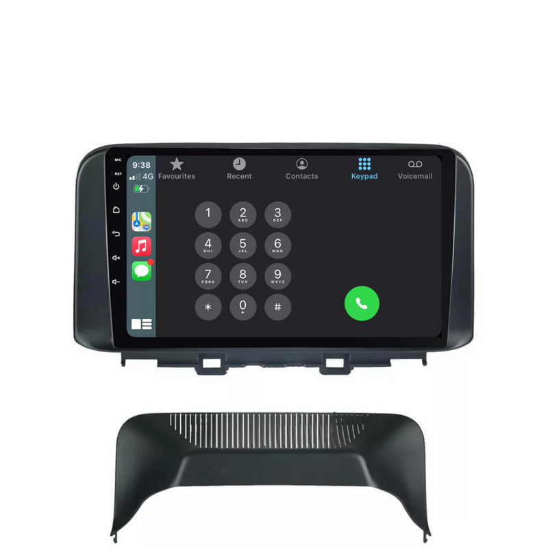 Load image into Gallery viewer, Hyundai Kona (2017-2019) Plug & Play Head Unit Upgrade Kit: Car Radio with Wireless & Wired Apple CarPlay & Android Auto