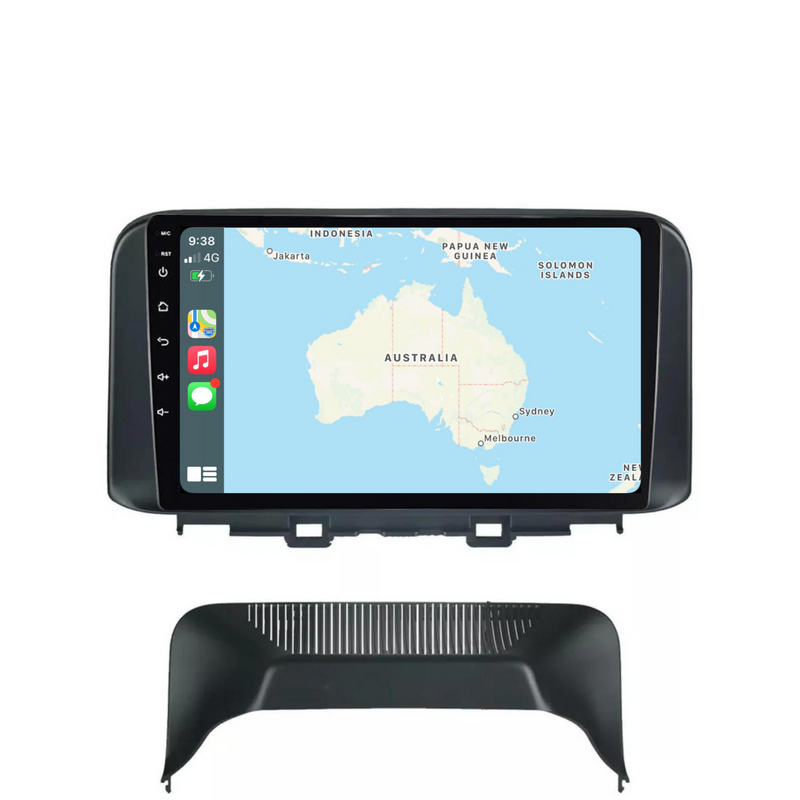 Load image into Gallery viewer, Hyundai Kona (2017-2019) Plug & Play Head Unit Upgrade Kit: Car Radio with Wireless & Wired Apple CarPlay & Android Auto