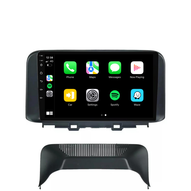 Load image into Gallery viewer, Hyundai Kona (2017-2019) Plug & Play Head Unit Upgrade Kit: Car Radio with Wireless & Wired Apple CarPlay & Android Auto