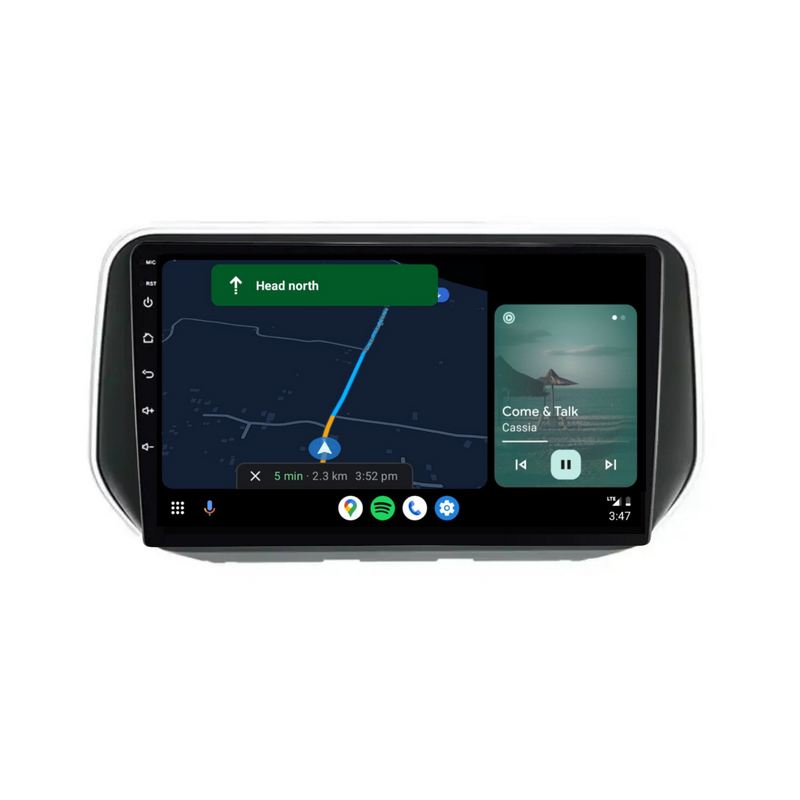 Load image into Gallery viewer, Hyundai Santa Fe / Ix45 (2018+) Plug & Play Head Unit Upgrade Kit: Car Radio with Wireless & Wired Apple CarPlay & Android Auto