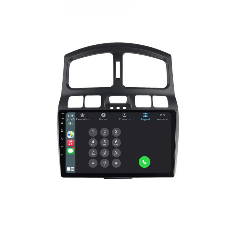 Load image into Gallery viewer, Hyundai Santa Fe (2000-2006) Plug & Play Head Unit Upgrade Kit: Car Radio with Wireless & Wired Apple CarPlay & Android Auto