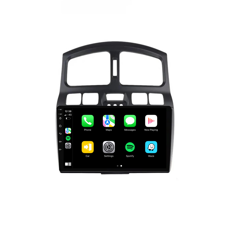 Load image into Gallery viewer, Hyundai Santa Fe (2000-2006) Plug & Play Head Unit Upgrade Kit: Car Radio with Wireless & Wired Apple CarPlay & Android Auto