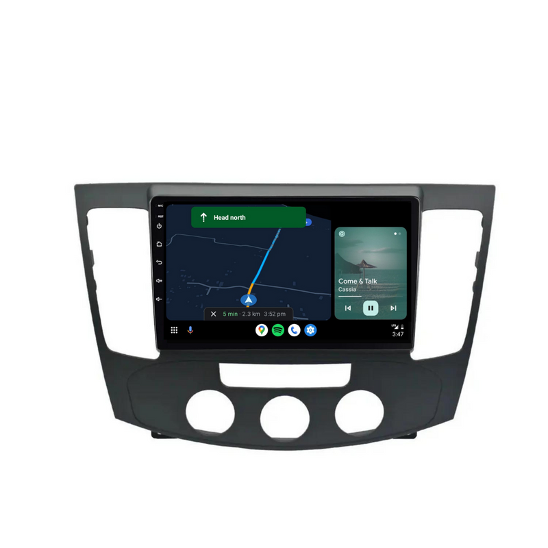 Load image into Gallery viewer, Hyundai Sonata Manual AC (2009-2011) Plug & Play Head Unit Upgrade Kit: Car Radio with Wireless & Wired Apple CarPlay & Android Auto