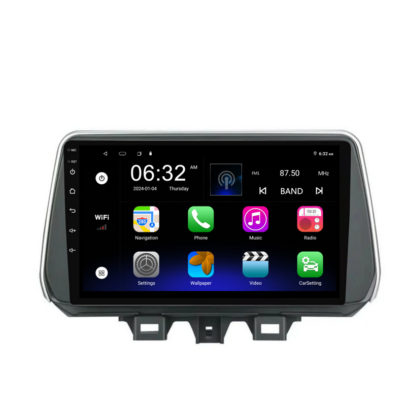 Load image into Gallery viewer, Hyundai Tucson (2019-2020) Plug & Play Head Unit Upgrade Kit: Car Radio with Wireless & Wired Apple CarPlay & Android Auto