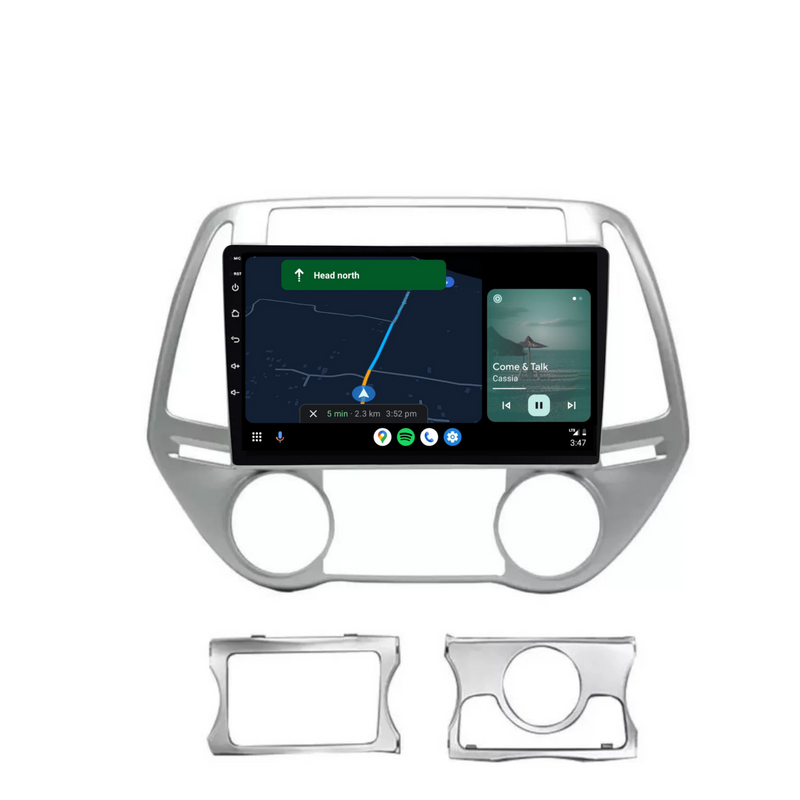 Load image into Gallery viewer, Hyundai i20 (2012-2014) Plug & Play Head Unit Upgrade Kit: Car Radio with Wireless & Wired Apple CarPlay & Android Auto