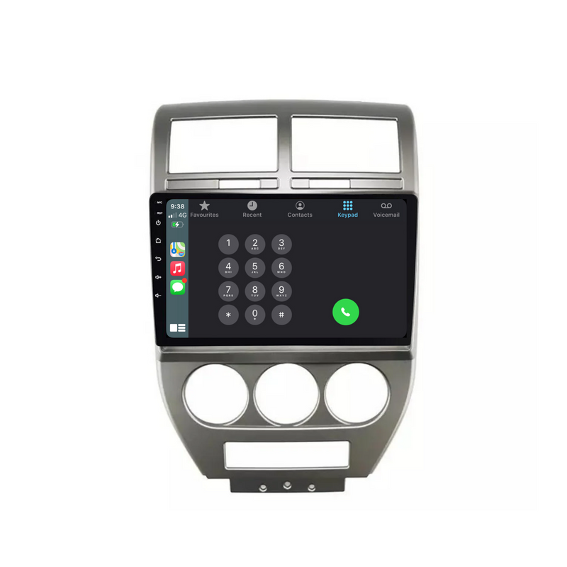 Load image into Gallery viewer, Jeep Compass (2007-2010) Plug & Play Head Unit Upgrade Kit: Car Radio with Wireless & Wired Apple CarPlay & Android Auto