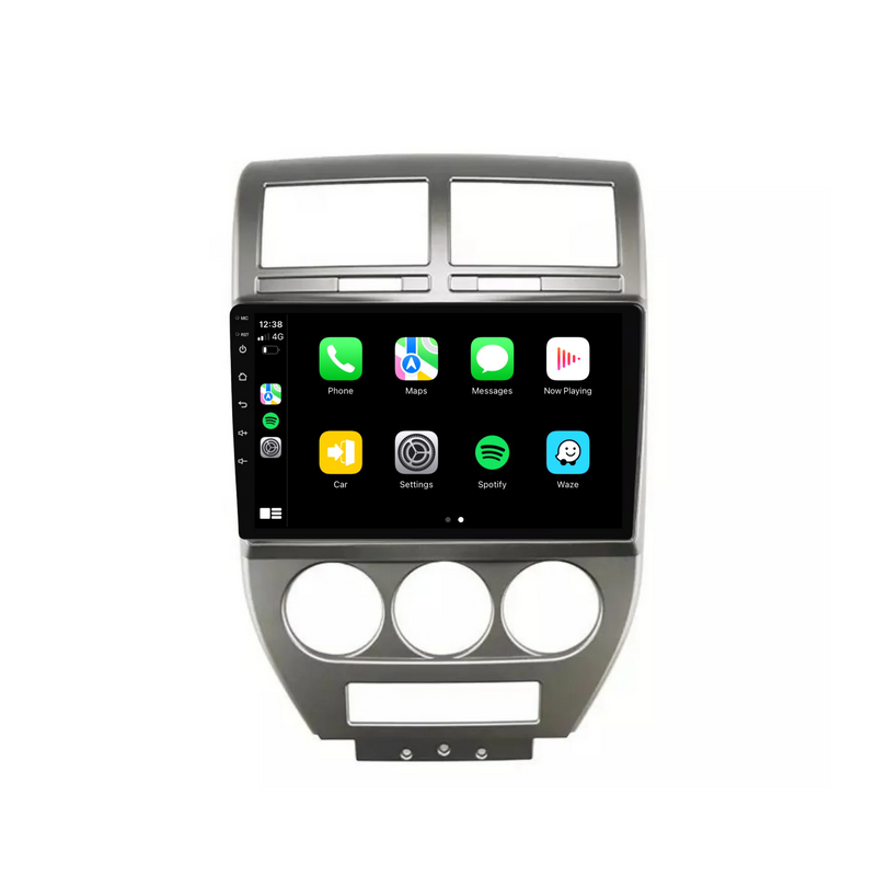 Load image into Gallery viewer, Jeep Compass (2007-2010) Plug & Play Head Unit Upgrade Kit: Car Radio with Wireless & Wired Apple CarPlay & Android Auto