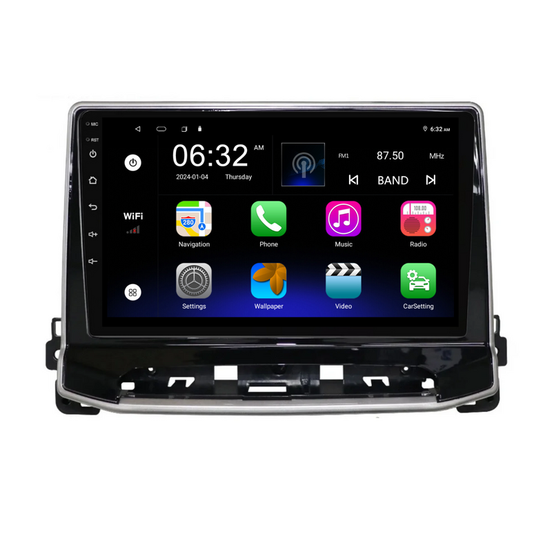 Load image into Gallery viewer, Jeep Compass (2021-2024) Plug & Play Head Unit Upgrade Kit: Car Radio with Wireless & Wired Apple CarPlay & Android Auto