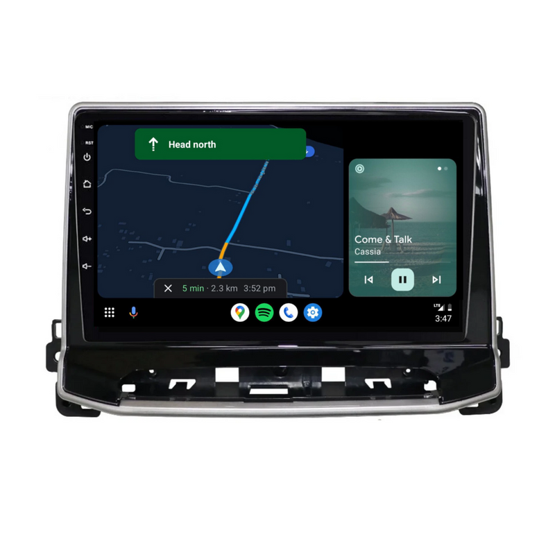 Load image into Gallery viewer, Jeep Compass (2021-2024) Plug & Play Head Unit Upgrade Kit: Car Radio with Wireless & Wired Apple CarPlay & Android Auto
