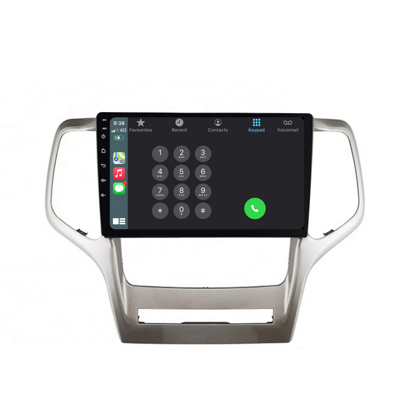 Load image into Gallery viewer, Jeep Grand Cherokee (2008-2013) Plug & Play Head Unit Upgrade Kit: Car Radio with Wireless & Wired Apple CarPlay & Android Auto