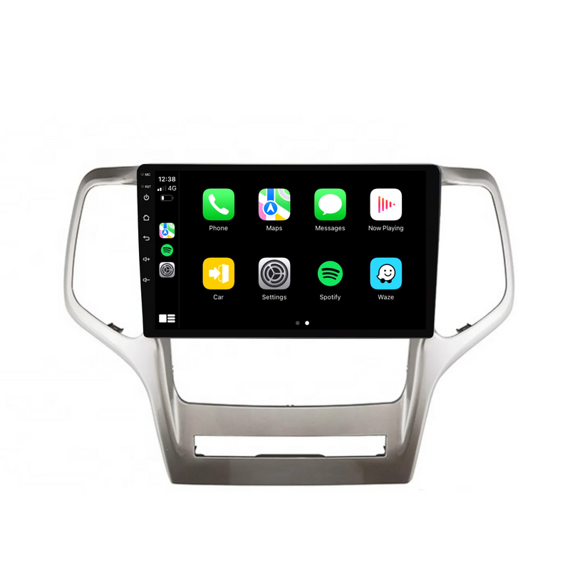 Load image into Gallery viewer, Jeep Grand Cherokee (2008-2013) Plug & Play Head Unit Upgrade Kit: Car Radio with Wireless & Wired Apple CarPlay & Android Auto