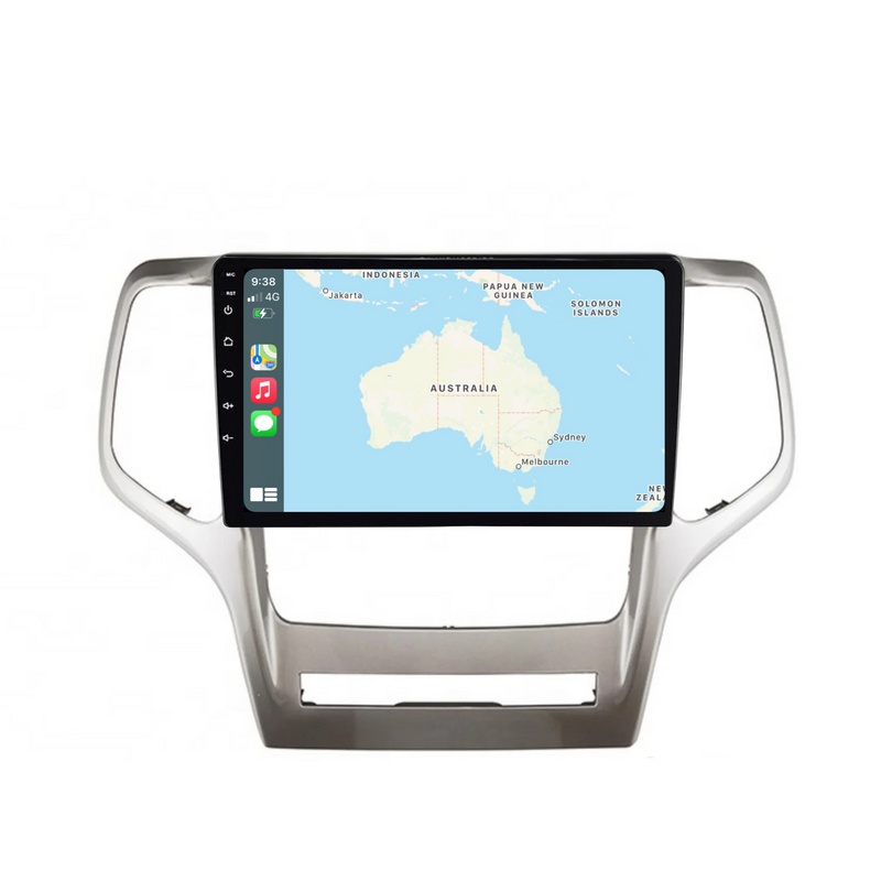 Load image into Gallery viewer, Jeep Grand Cherokee (2008-2013) Plug & Play Head Unit Upgrade Kit: Car Radio with Wireless & Wired Apple CarPlay & Android Auto