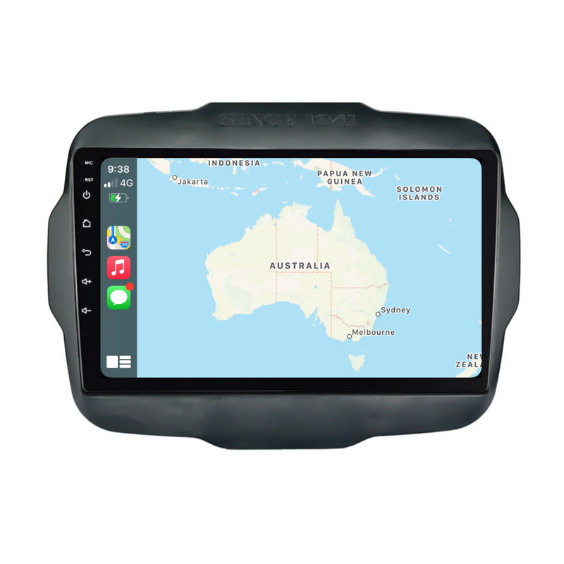 Load image into Gallery viewer, Jeep Renegade (2016-2020) Plug & Play Head Unit Upgrade Kit: Car Radio with Wireless & Wired Apple CarPlay & Android Auto