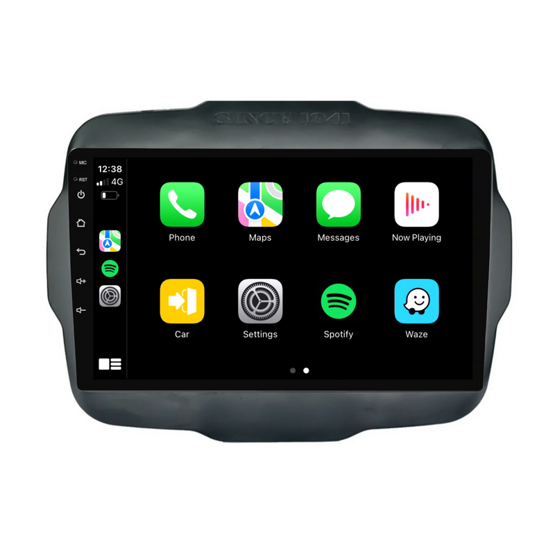 Load image into Gallery viewer, Jeep Renegade (2016-2020) Plug & Play Head Unit Upgrade Kit: Car Radio with Wireless & Wired Apple CarPlay & Android Auto