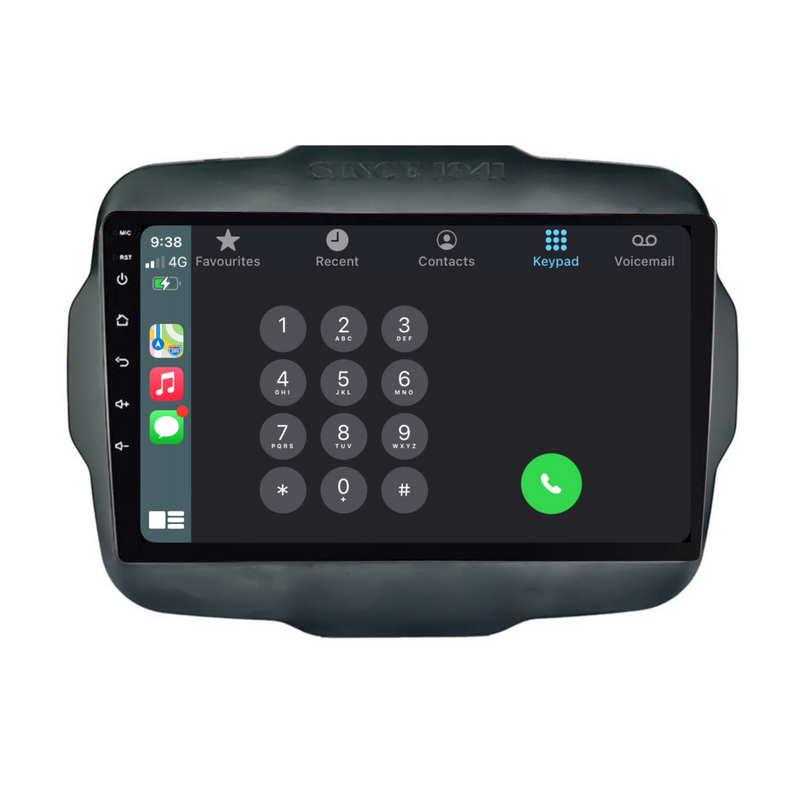 Load image into Gallery viewer, Jeep Renegade (2016-2020) Plug & Play Head Unit Upgrade Kit: Car Radio with Wireless & Wired Apple CarPlay & Android Auto