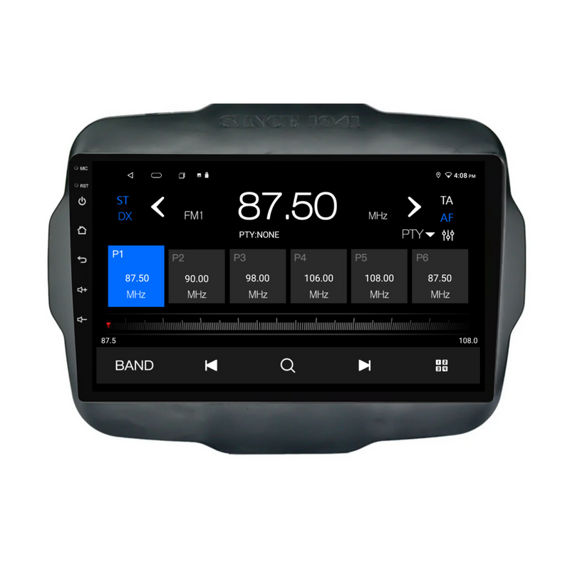 Load image into Gallery viewer, Jeep Renegade (2016-2020) Plug & Play Head Unit Upgrade Kit: Car Radio with Wireless & Wired Apple CarPlay & Android Auto