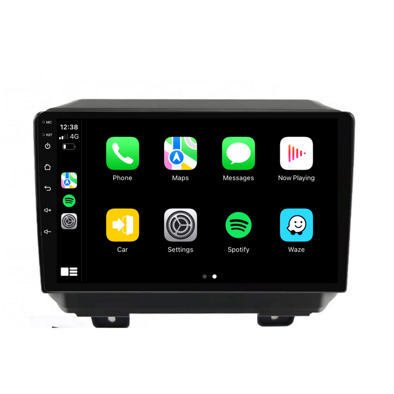 Load image into Gallery viewer, Jeep Wrangler (2018-2020) Plug & Play Head Unit Upgrade Kit: Car Radio with Wireless & Wired Apple CarPlay & Android Auto
