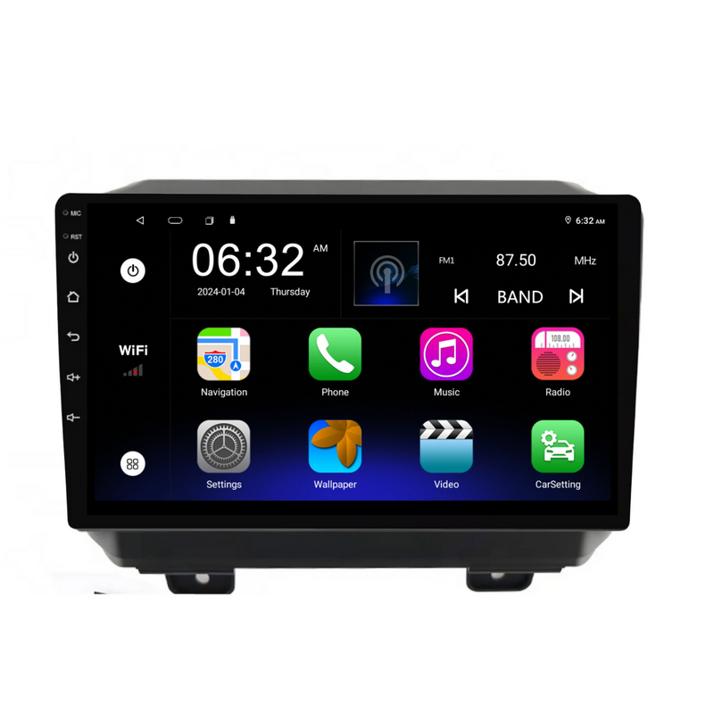 Load image into Gallery viewer, Jeep Wrangler (2018-2020) Plug & Play Head Unit Upgrade Kit: Car Radio with Wireless & Wired Apple CarPlay & Android Auto