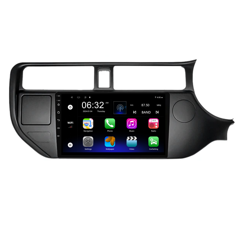 Load image into Gallery viewer, Kia Rio (2012-2016) Plug & Play Head Unit Upgrade Kit: Car Radio with Wireless & Wired Apple CarPlay & Android Auto