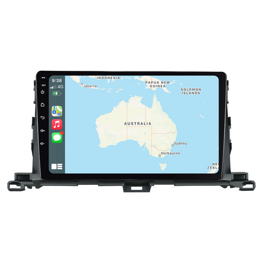 Toyota Kluger (2015-2019) Plug & Play Head Unit Upgrade Kit: Car Radio with Wireless & Wired Apple CarPlay & Android Auto