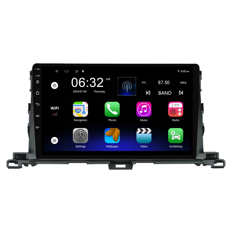 Load image into Gallery viewer, Toyota Kluger (2015-2019) Plug & Play Head Unit Upgrade Kit: Car Radio with Wireless & Wired Apple CarPlay & Android Auto