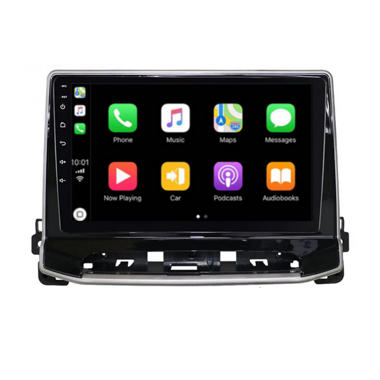Jeep Compass (2021-2024) Plug & Play Head Unit Upgrade Kit: Car Radio with Wireless & Wired Apple CarPlay & Android Auto