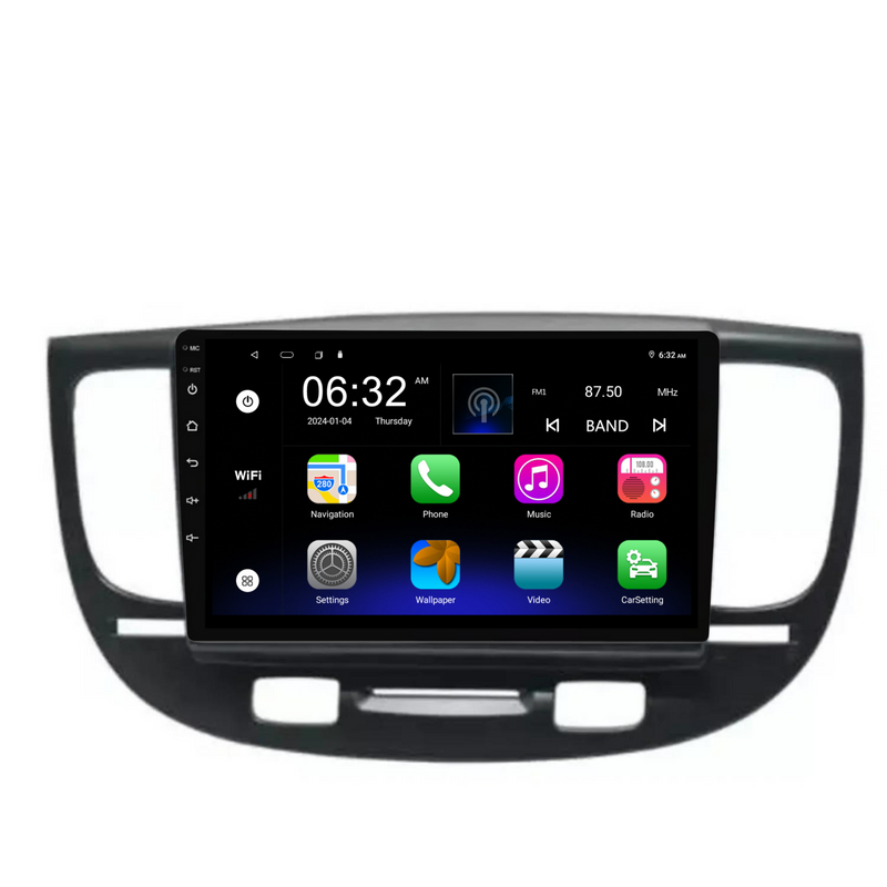 Load image into Gallery viewer, Kia Rio (2005-2011) Plug & Play Head Unit Upgrade Kit: Car Radio with Wireless & Wired Apple CarPlay & Android Auto