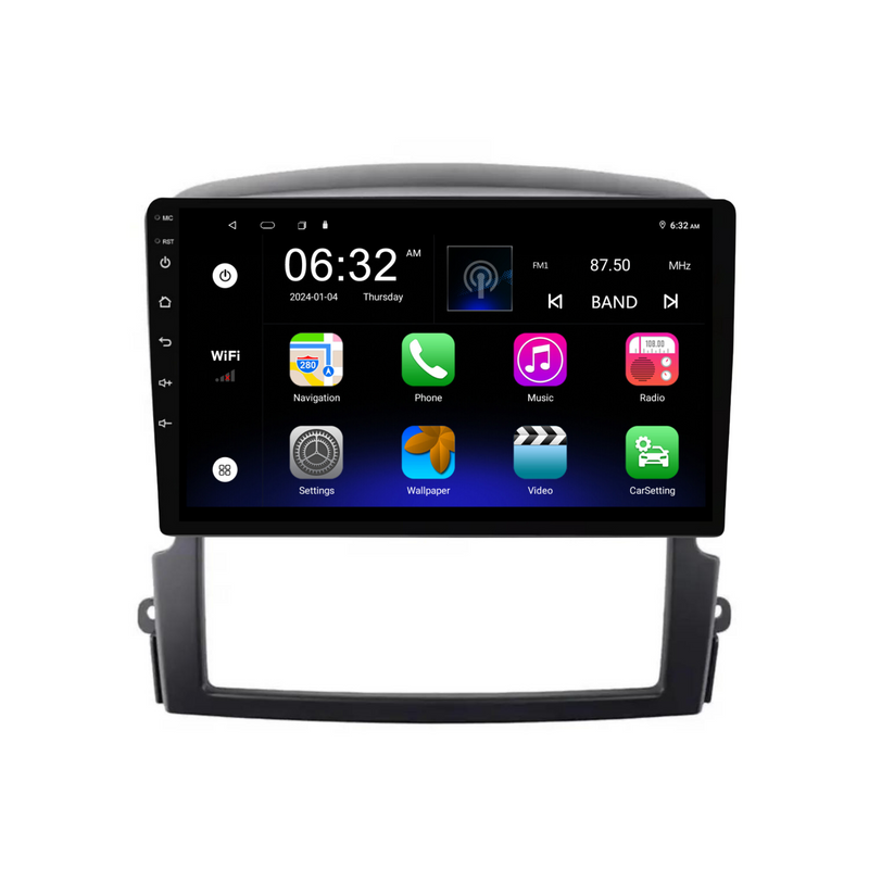 Load image into Gallery viewer, Kia Sorento (2006-2009) Plug & Play Head Unit Upgrade Kit: Car Radio with Wireless & Wired Apple CarPlay & Android Auto