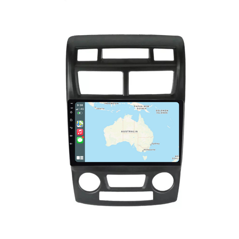 Load image into Gallery viewer, Kia Sportage (AUTO AC) (2007-2010) Plug & Play Head Unit Upgrade Kit: Car Radio with Wireless & Wired Apple CarPlay & Android Auto